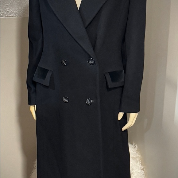 JGHook Long Black Trench Coat - Picture 11 of 16